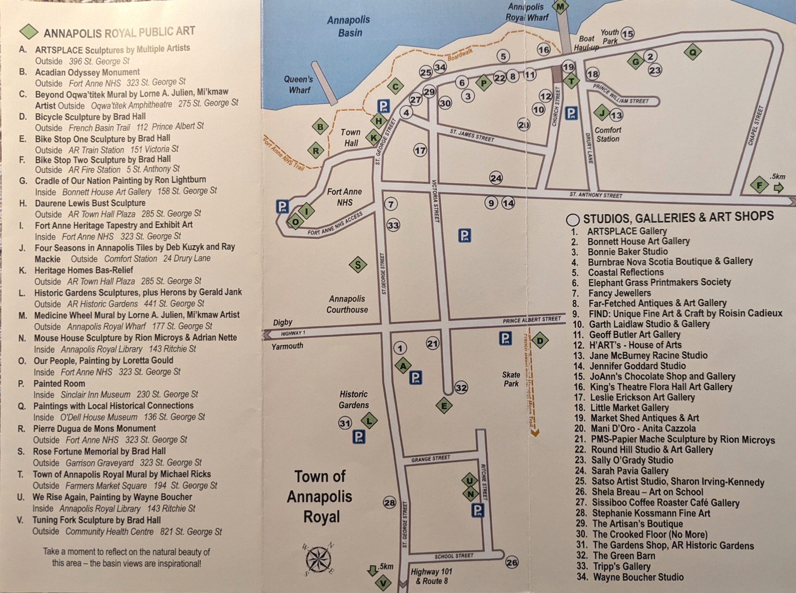 Annapolis Royal Art Map